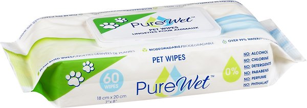 Show full view: PureWet Plant-Based Biodegradable Dog & Cat Wipes, 60 count slide 3 of 4