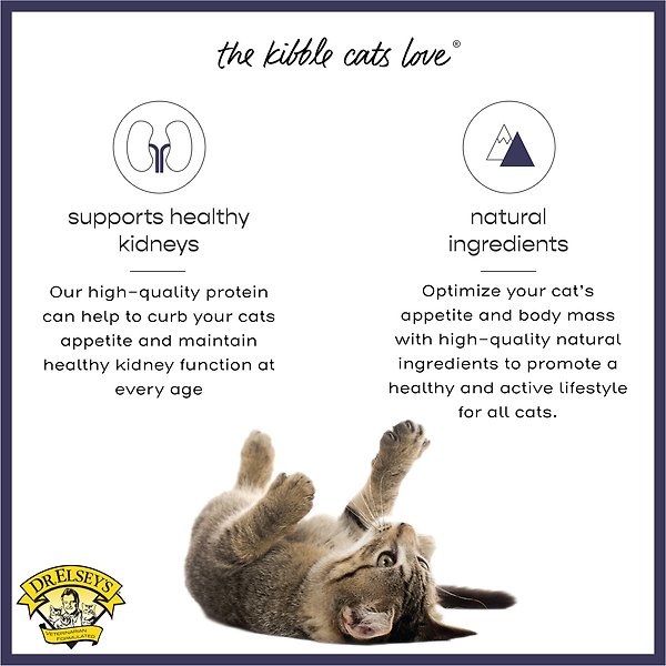 Show full view: Dr. Elsey's cleanprotein Chicken Kibble Cat Dry Food, 0.91-kg bag slide 5 of 9