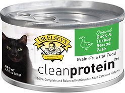 Dr. Elsey's cleanprotein Duck & Turkey Recipe Wet Cat Food, 2.75-oz can, case of 24