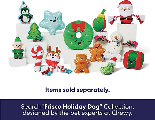 Show full view: Frisco Holiday Brr Basket Variety Pack Dog Toy, Medium, 7 count slide 6 of 8