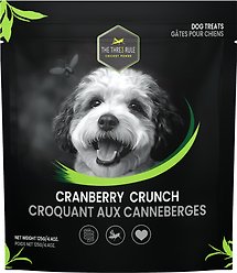 The Thre3 Rule Cricket & Cranberry Recipe Crunchy Dog Treats, 125-g bag
