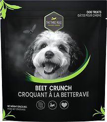 The Thre3 Rule Cricket & Beets Recipe Crunchy Dog Treats, 125-g bag
