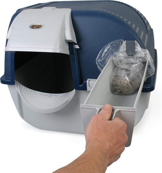 Show full view: Omega Paw Roll 'N Clean Complete Self Cleaning Cat Litter Box, Large slide 4 of 8