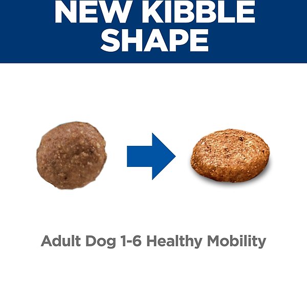 Show full view: Hill's Science Diet Adult Healthy Mobility Chicken Meal & Rice Recipe Dry Dog Food, 13.6-kg bag slide 4 of 9
