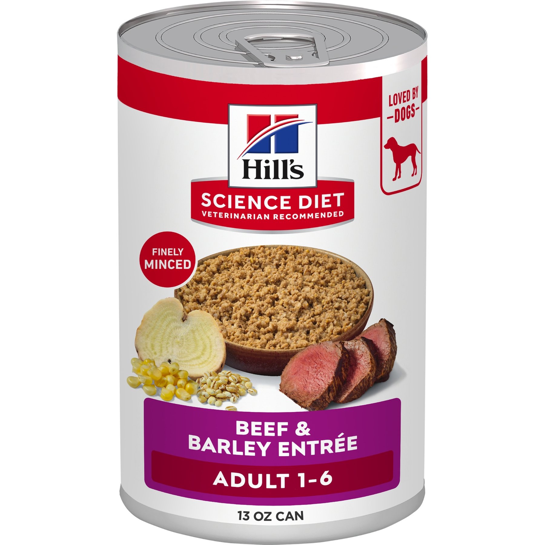 HILL'S SCIENCE DIET Adult Beef & Barley Entree Canned Dog Food