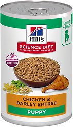 Hill's Science Diet Puppy Chicken & Barley Entree Canned Dog Food, 370-g can, case of 12