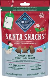 Blue Buffalo Santa Snacks Soft & Chewy Dog Treats, 4.5-oz bag