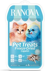 Ranova Capelin Freeze-Dried Dog & Cat Treats, 40-g bag