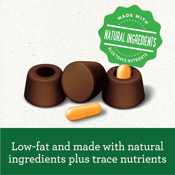 Show full view: Greenies Pill Pockets Hickory Smoke Flavour Capsule Size Adult Dog Treats, 30 count slide 4 of 9