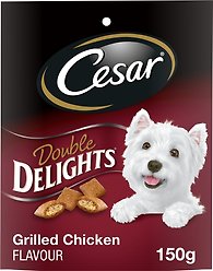 Cesar Double Delights Chicken Flavour Dog Treats, 150-g pouch