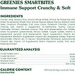 Show in main carousel: Greenies Smartbites Immune Support Chicken Flavour Soft & Crunchy Dog Treats, 227-g pouch slide 6 of 6