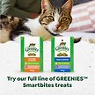 Show in main carousel: Greenies Feline Smartbites Healthy Indoor Natural Dental Care Chicken Flavour Adult Cat Treats, 60-g pouch slide 3 of 5