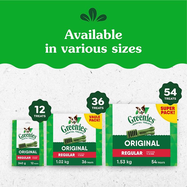 Show full view: Greenies Original Regular Adult Dental Dog Treats, 72 count slide 5 of 12