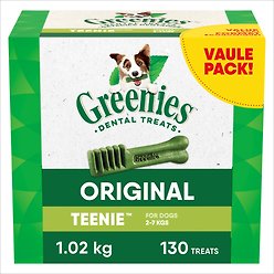 Greenies Original Teenie Adult Natural Dental Dog Treats, 1.02-kg box