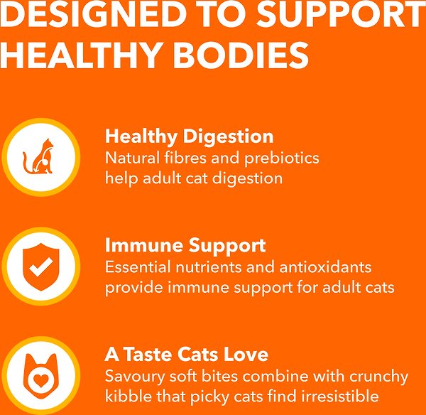 Show full view: Iams Proactive Health Healthy Enjoyment Adult Chicken & Salmon Dry Cat Food, 2.72-kg bag slide 5 of 7