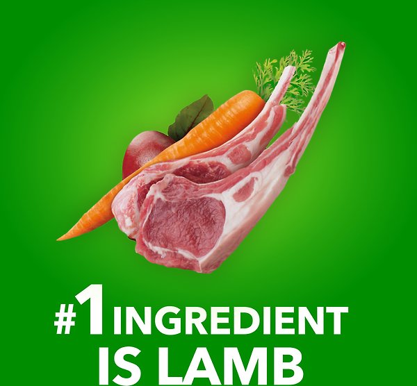 Show full view: Iams Proactive Health Minichunks Adult Lamb & Rice Dry Dog Food, 13.6-kg bag slide 3 of 7