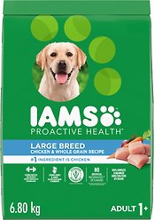 Iams Proactive Health Chicken & Whole Grains Recipe Adult Large Breed Dry Dog Food, 6.8-kg bag