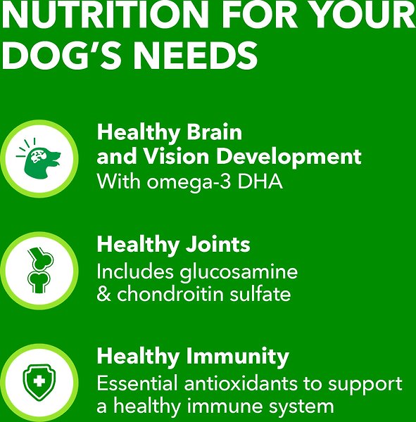 Show full view: Iams Proactive Health Large Breed Puppy Chicken & Whole Grains Recipe Dry Dog Food, 6.8-kg bag slide 5 of 7