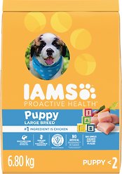 Iams Proactive Health Large Breed Puppy Chicken & Whole Grains Recipe Dry Dog Food, 6.8-kg bag