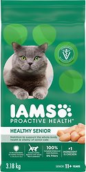 Iams Proactive Health Healthy Senior Chicken Dry Cat Food, 3.18-kg bag