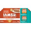 Show in main carousel: Iams Perfect Portions Variety Pack Adult Grain-Free Chicken & Tuna Pate Wet Cat Food, 75-g tray, case of 12 slide 1 of 7