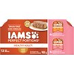 Show in main carousel: Iams Perfect Portions Variety Pack Adult Grain-Free Chicken & Salmon Pate Wet Cat Food, 75-g tray, case of 12 slide 1 of 6