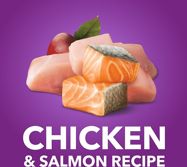 Show full view: Iams Advanced Health Skin & Coat Chicken & Salmon Adult Dry Dog Food, 12.2-kg bag slide 3 of 7