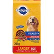 Show in main carousel: Pedigree Vitality+ Hearty Beef & Vegetable Flavour Dry Dog Food, 20-kg bag slide 1 of 7