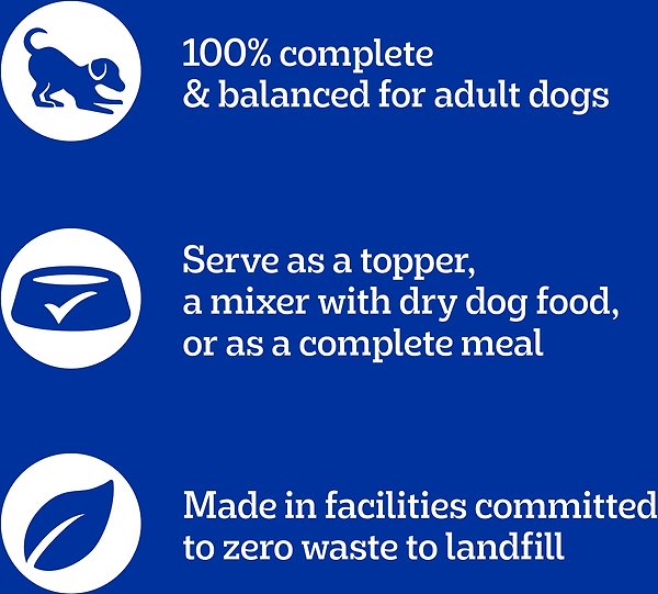 Show full view: Pedigree High Protein Chicken & Turkey Flavour in Gravy Wet Dog Food, 375-g can, case of 12 slide 3 of 7