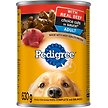 Show in main carousel: Pedigree Choice Cuts Adult Real Beef Wet Dog Food, 630-g can, case of 12 slide 1 of 7