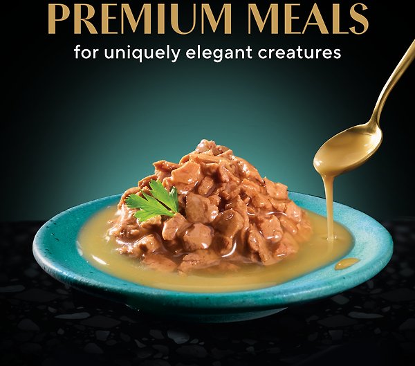 Show full view: Sheba Gravy Indulgence Chicken Entree in Extra Gravy Grain-Free Adult Wet Cat Food, 75-g tray, case of 24 slide 5 of 6