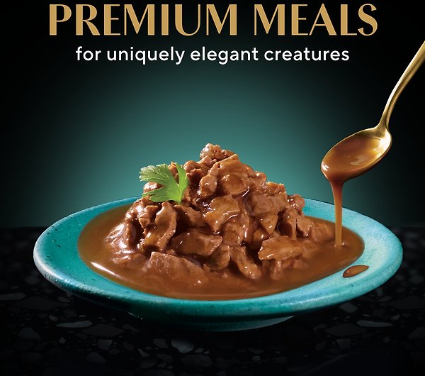 Show full view: Sheba Gravy Indulgence Beef Entree in Extra Gravy Grain-Free Adult Wet Cat Food, 75-g tray, case of 24 slide 5 of 6