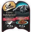 Show in main carousel: Sheba Gravy Indulgence Beef Entree in Extra Gravy Grain-Free Adult Wet Cat Food, 75-g tray, case of 24 slide 1 of 6