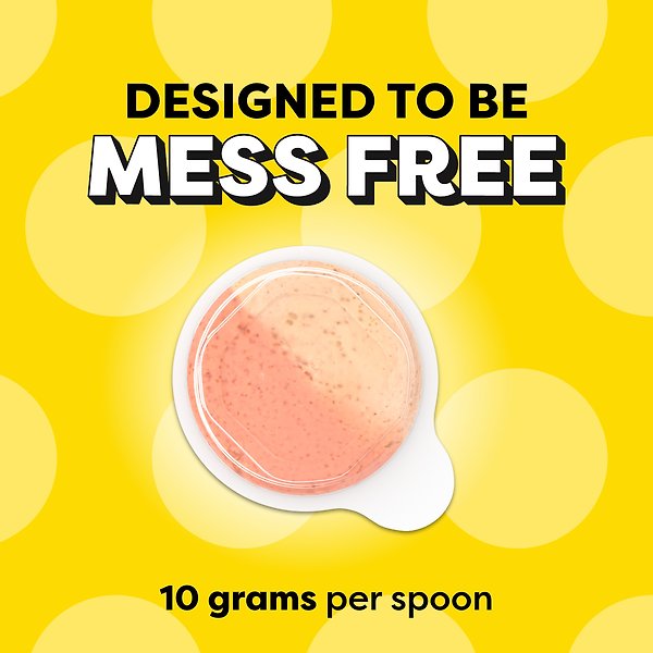 Show full view: Temptations Lickable Spoons Tasty Chicken & Savoury Salmon Flavour Lickable Cat Treats, 10-g spoon, 4 count slide 5 of 6