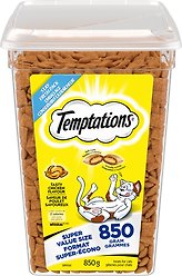 Temptations Tasty Chicken Soft & Crunchy Cat Treats, 850-g tub