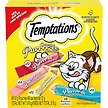 Show in main carousel: Temptations Adult Creamy Puree with Beef Liver, Salmon, Chicken and Tuna Lickable Cat Treats, 12-g pouch, case of 48 slide 1 of 9