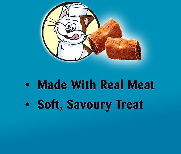 Show full view: Temptations Meaty Bites Tuna Flavour Cat Treats, 42.5-g pouch slide 3 of 13