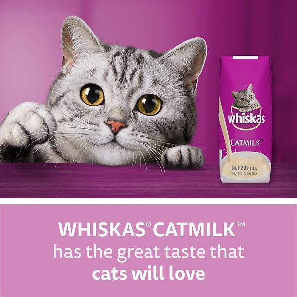 Show full view: Whiskas Catmilk Cat Treats, 200-mL carton slide 5 of 6