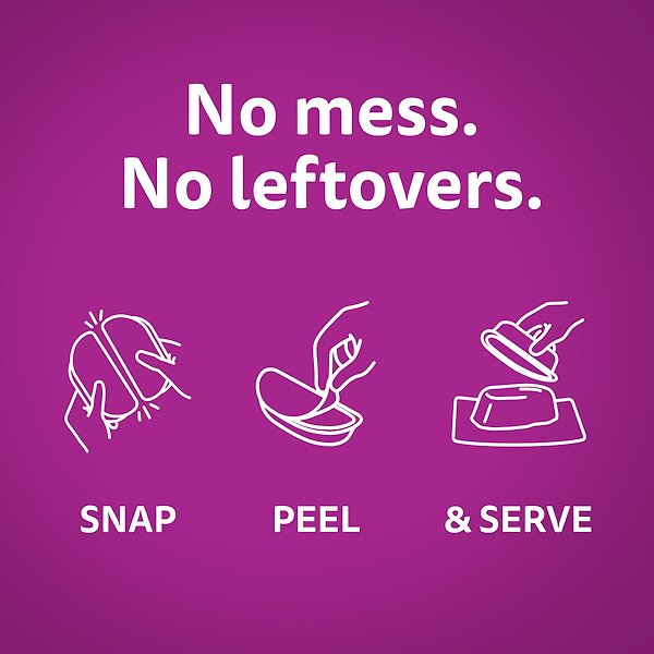 Show full view: Whiskas Perfect Portions Chicken & Tuna Entrée Cuts in Gravy Variety Pack Wet Cat Food, 75-g tray, case of 12 slide 3 of 6