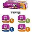 Show in main carousel: Whiskas Variety Pack Salmon & Poultry Selections Pate Wet Cat Food, 100-g tray, case of 24 slide 2 of 6