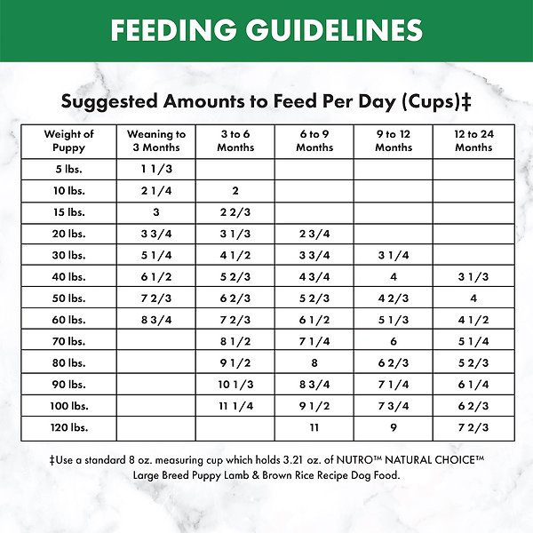 Show full view: Nutro Natural Choice Large Breed Puppy Lamb & Brown Rice Recipe Dry Dog Food, 13.6-kg bag slide 3 of 7