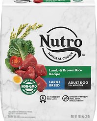 Nutro Natural Choice Large Breed Lamb & Brown Rice Recipe Dry Dog Food, 13.6-kg bag