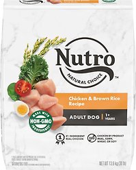 Nutro Natural Choice Chicken & Brown Rice Recipe Dry Dog Food, 13.6-kg bag