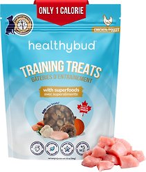 Healthybud Chicken Soft & Chewy Low-Calorie Training Dog Treats, 6.5-oz bag