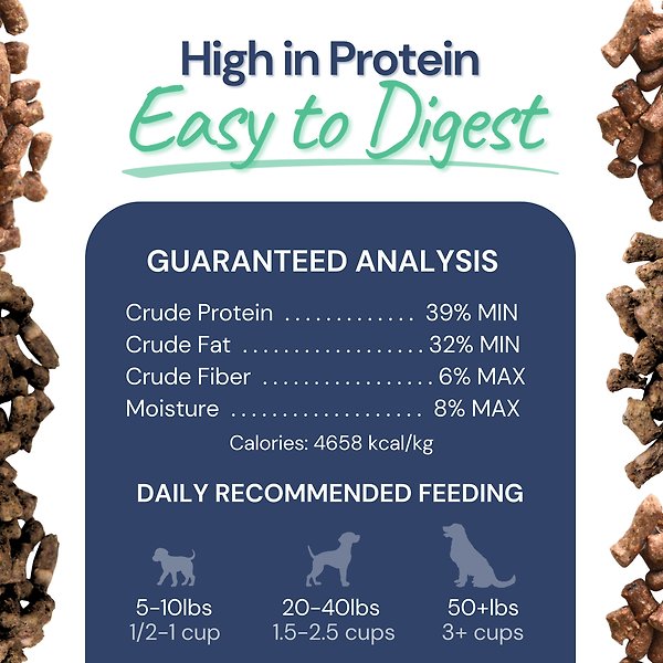 Show full view: Healthybud Beef Bites Kibble-Style Freeze-Dried Raw Dog Food, 14-oz bag slide 5 of 8