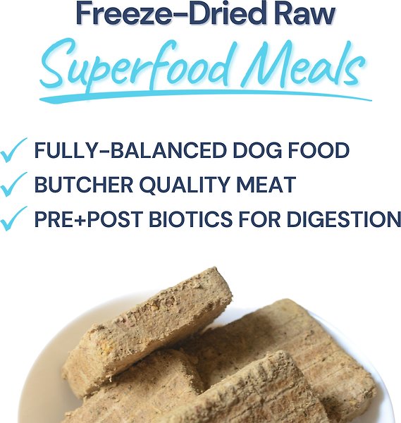 Show full view: Healthybud Turkey Patties Rehydratable Square Meals Freeze-Dried Raw Dog Food, 14-oz bag slide 6 of 8
