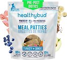 Healthybud Turkey Patties Rehydratable Square Meals Freeze-Dried Raw Dog Food, 14-oz bag