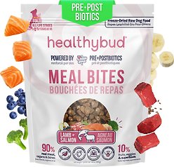 Healthybud Lamb & Salmon Bites Kibble-Style Freeze-Dried Raw Dog Food, 14-oz bag