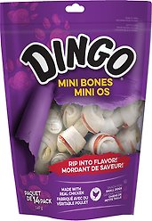 Dingo Bone Mini Dog Treats, 14 count