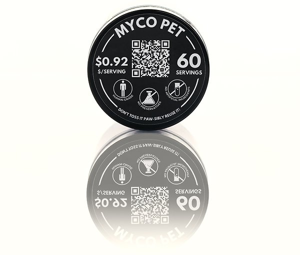Show full view: Myco Pet Joint & Mobility Health Powder Dog Supplement, 30-g jar slide 6 of 6
